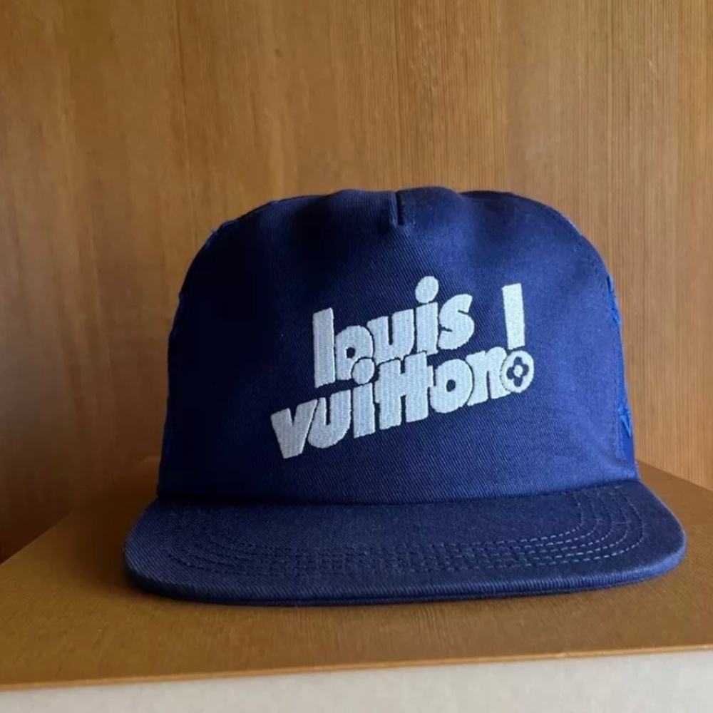 Louis Vuitton Monogram Mesh “Everyday” Trucker Hat Virgil Abloh Sz60